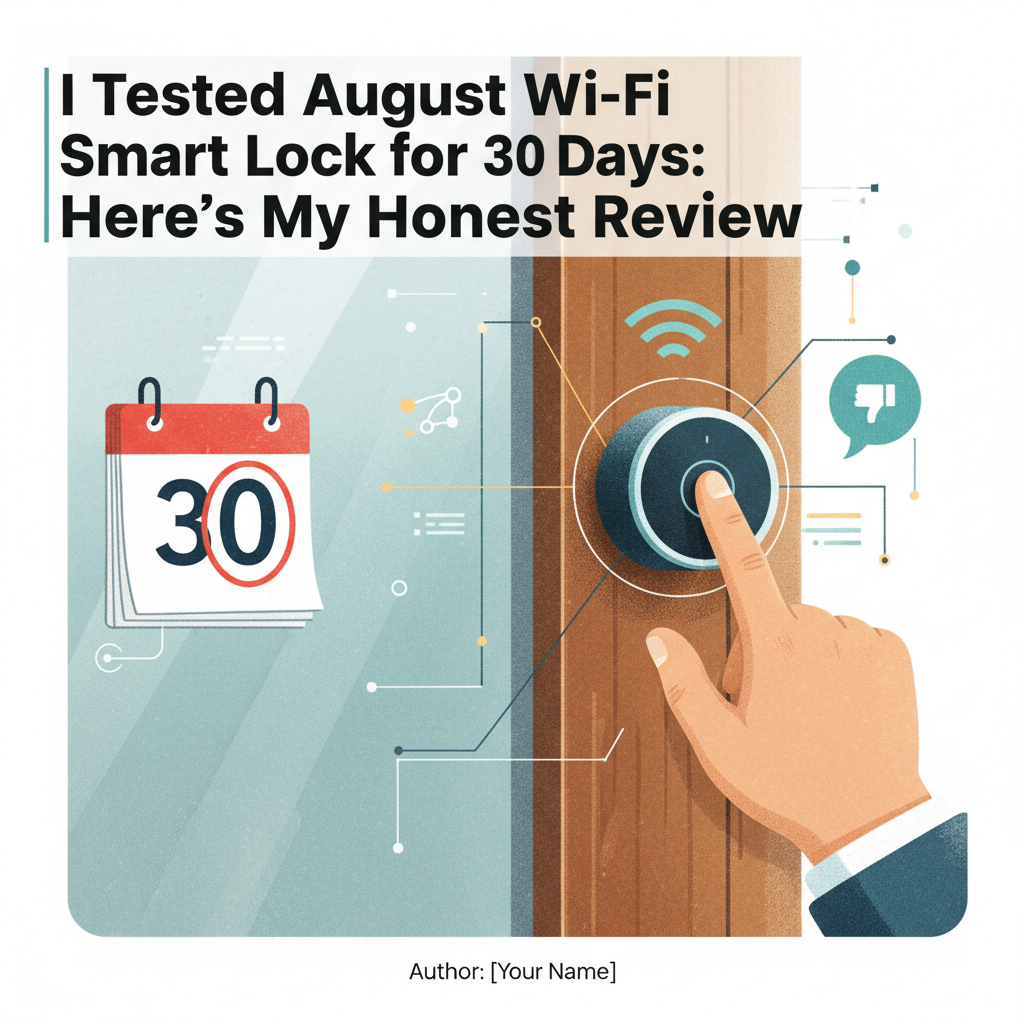 I Tested August Wi-Fi Smart Lock for 30 Days: Here's My Honest Review