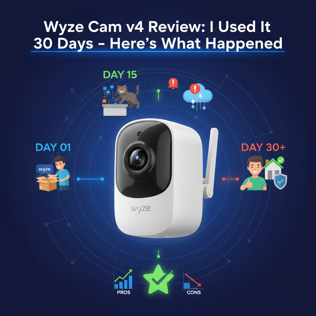 Wyze Cam v4 Review: I Used It 30 Days - Here's What Happened